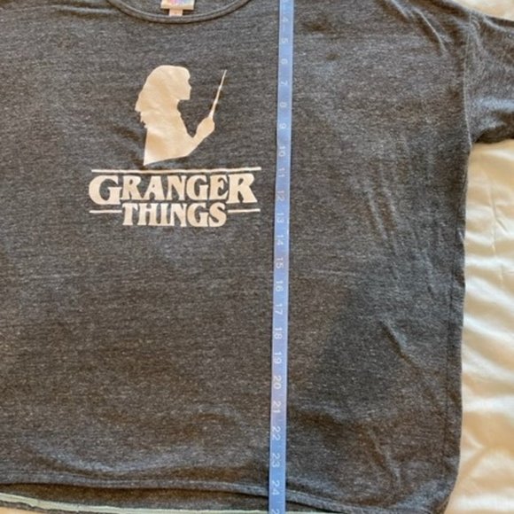 Homemade ""Granger Things TShirt on LuLaRoe Size Small Irma. #5133 - Picture 2 of 7